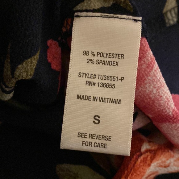 Floral tie blouse - Picture 6 of 6